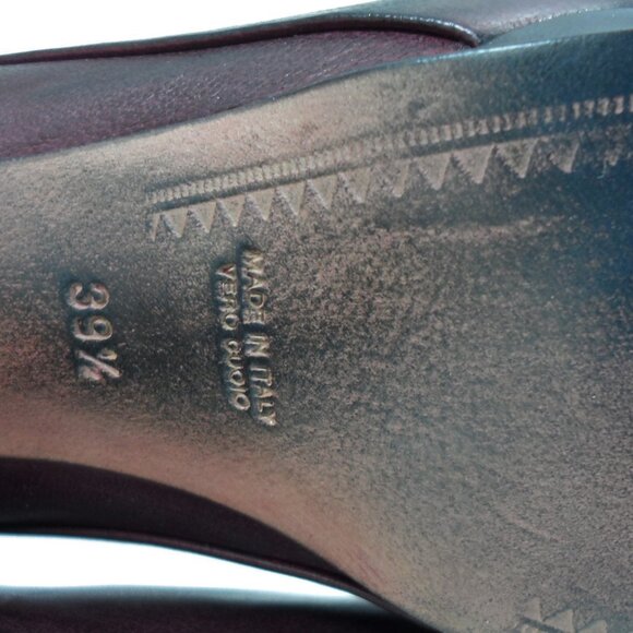 NIB$995 CoSTUME NATIONAL LACED LEATHER ANKLE BOOTS PLATFORM BACK ZIP HEELS 39.5 - Picture 11 of 12